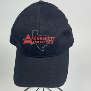 Aggregate Haulers Canvas‎ Trucker Hat Snap Back Black Texas Schaefer Austin SA